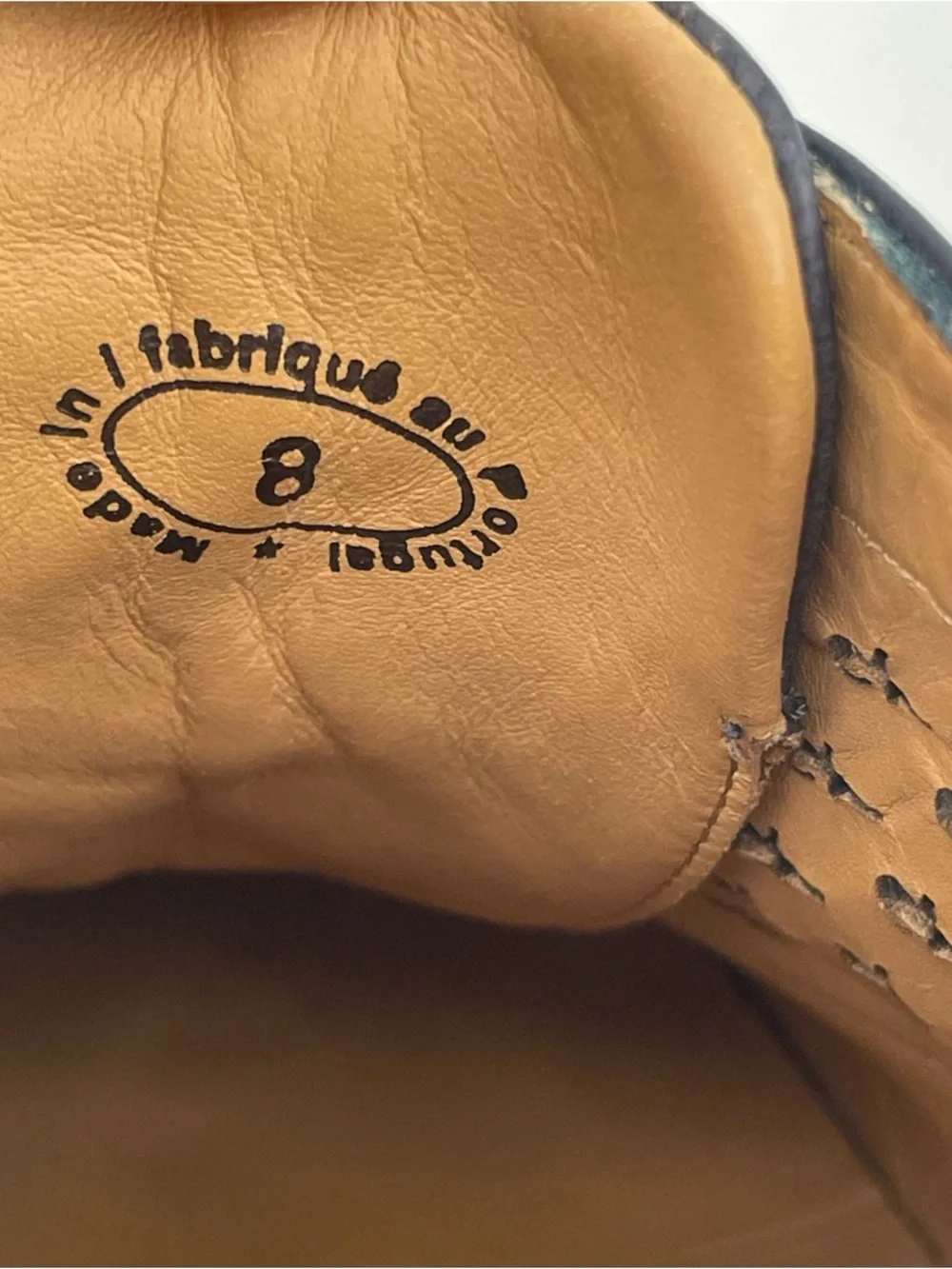 John Fluevog Hopes Promise Blue Cream Size 8 Coquette - Picture 14 of 15